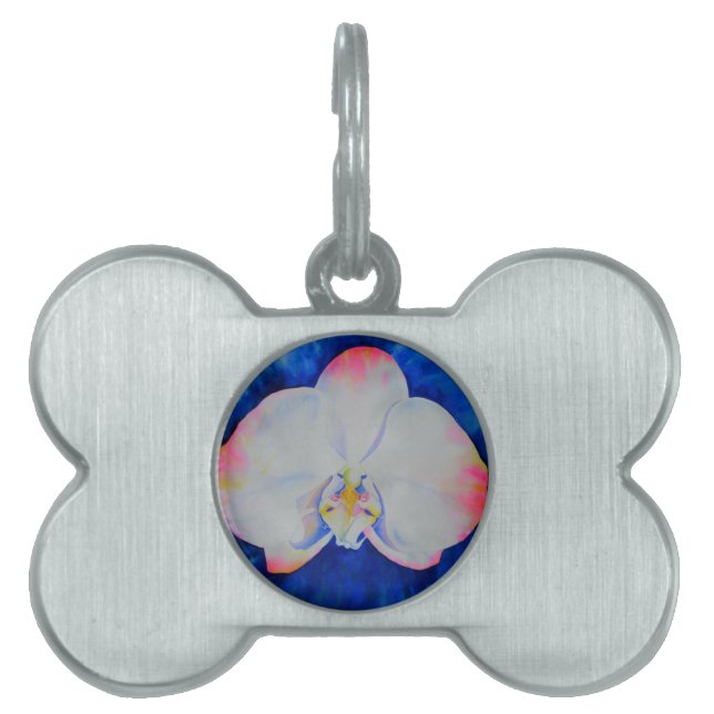 Rosa  Orchid Namnbricka Husdjur (Framsidan)