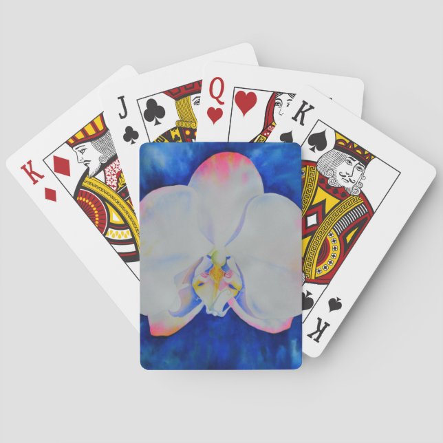 Rosa  Orchid Spel Kort (Baksidan)