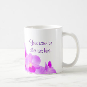Rosa Orchidbukett Kaffemugg