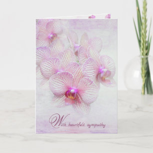 rosa Orchids förlust av syster Tack Kort