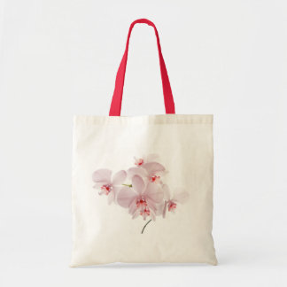 Rosa orchids hänger lös tygkasse