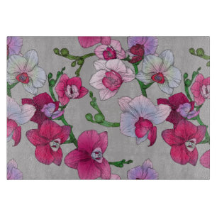 Rosa Orchids i blom