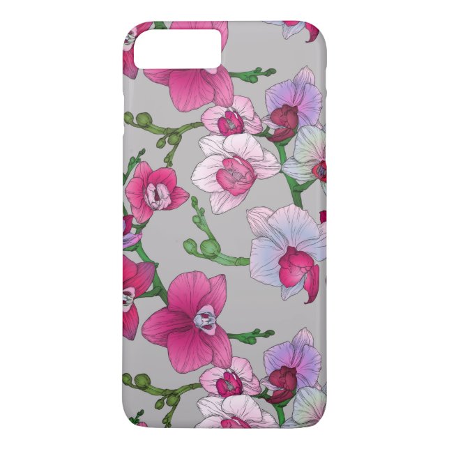 Rosa Orchids i Bloom Case-Mate iPhone Skal (Baksida)