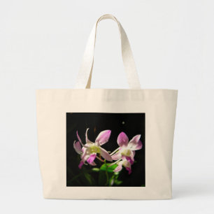 Rosa Orchids Jumbo Tygkasse