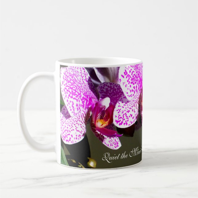 Rosa Orchids Kaffemugg (Vänster)
