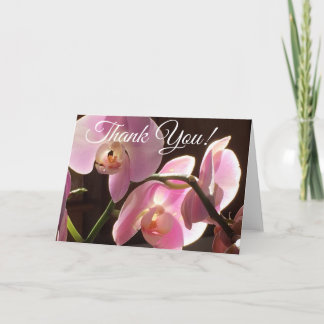 Rosa Orchidtackkort Tack Kort