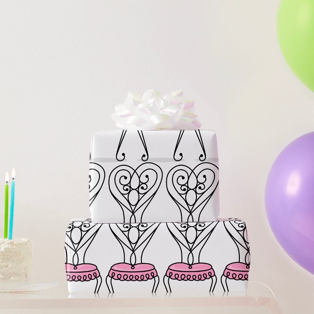 Rosa Ordförande Presentpapper (Skapare uppladdad)