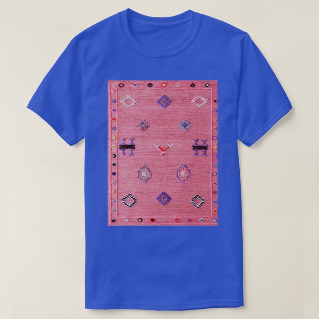 Rosa Oriental Traditional Moroccan Stil T Shirt (Design framsida)