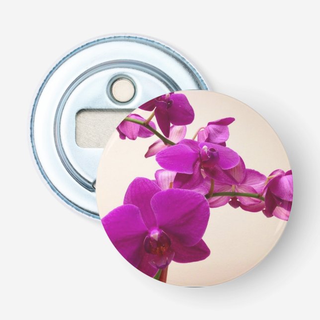 Rosa orkidé flasköppnare (Framsidan)