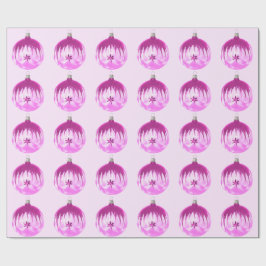 Rosa Ornament Rosa Wrapping Papper Presentpapper
