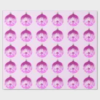 Rosa Ornament Rosa Wrapping Papper Presentpapper