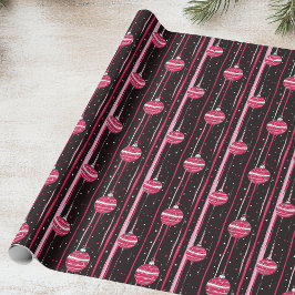 Rosa Ornament Thmet Presentpapper