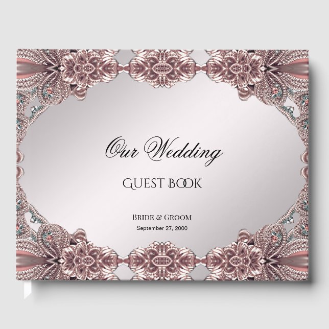 Rosa Ornamental Guest Bok (Framsida)