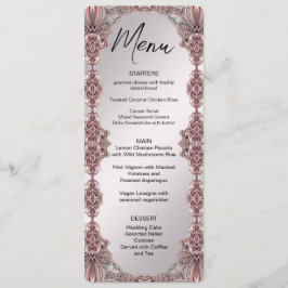Rosa Ornamental Menu Meny