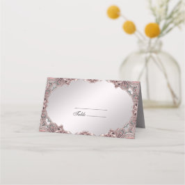 Rosa Ornamental Place Card Placeringskort