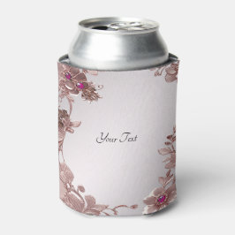 Rosa Ornate Blommigt kan kylas