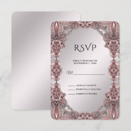 Rosa OSA kort för prydnadsdjur