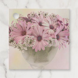 Rosa Osteospernum Gåvor Etiketter