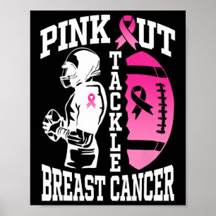 Rosa Out-Bekämpning av bröstcancer Medvetenhet ame Poster