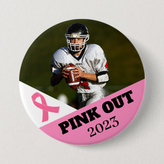 Rosa Out Breast Cancer Awareness-fotbollstapp Knapp
