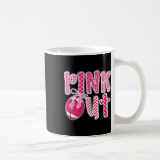 Rosa Out Coquette Rosa Bow Footll Breast Cancw Aw Kaffemugg
