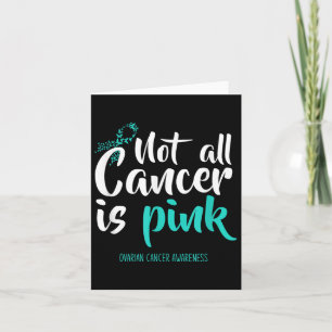 Rosa Ovarian Cancer Medvetenhet om cancer är inte Kort