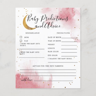 Rosa över förutsägelser och råd om Måne Baby