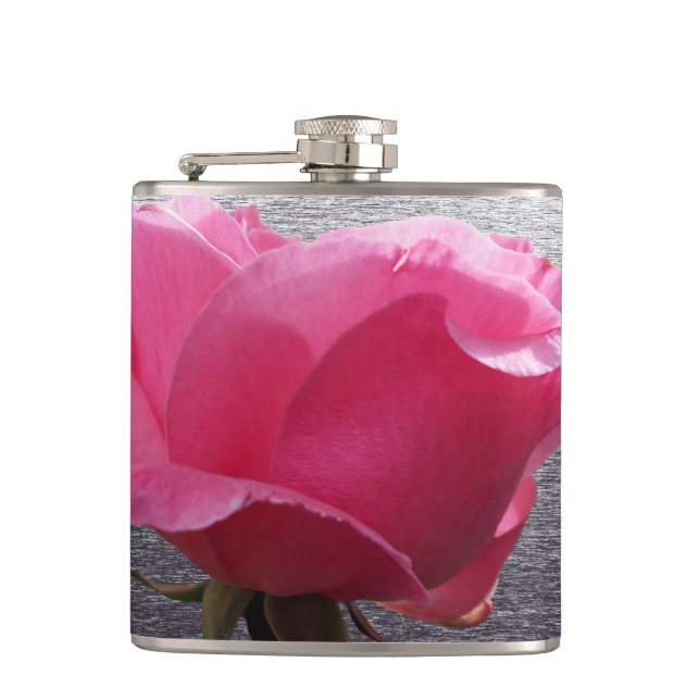 rosa över grått fickplunta (Framsidan)