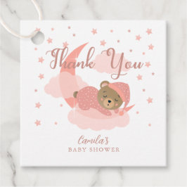 Rosa över Måne viltfångare Tack Gåvor Etiketter