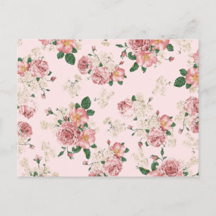 Rosa på Blommigt av Rosa Vintage Vykort