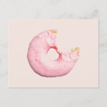rosa på rosa, biten utskrift av vykort