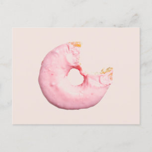 rosa på rosa, biten utskrift av vykort