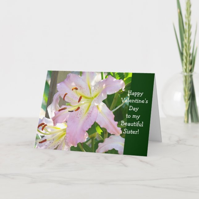 Rosa på sjuksköterskekort Glad Alla hjärtans dagsk Helgkort (Framsida)