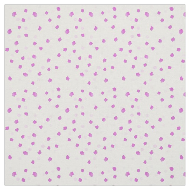 Rosa Paint Spots Fabric Tyg (Provkarta)