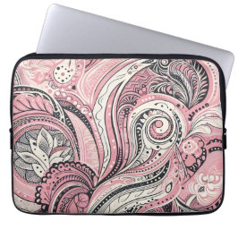 Rosa Paisley Home Studio Laptop Fodral