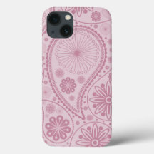 Rosa paisley mönster