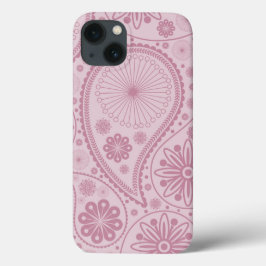Rosa paisley mönster