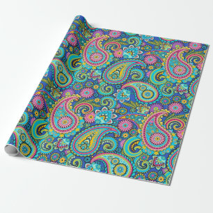 Rosa Paisley Presentpapper