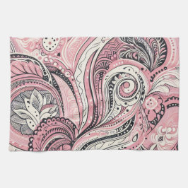 Rosa Paisley The Home Studio Kitchen Towels Kökshandduk