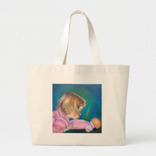Rosa Pajamas Bag Jumbo Tygkasse