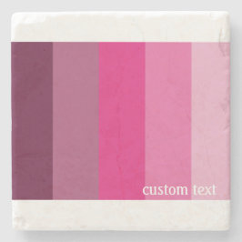 ROSA PALETTE FÄRG SHADE SOLID RAND ANPASSNINGSBAR  STENUNDERLÄGG
