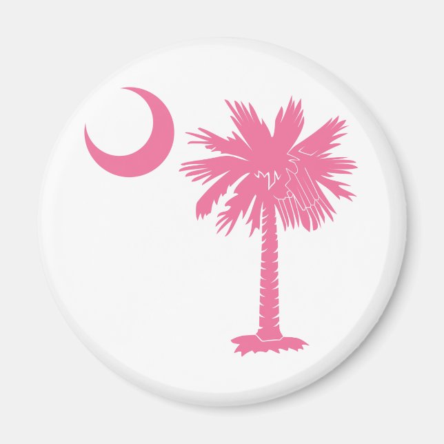 Rosa Palmetto Magnet (Framsidan)