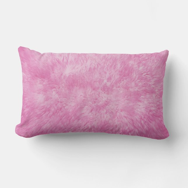 Rosa Päls Frenzy Lumbar Pillow Lumbarkudde (Framsida)