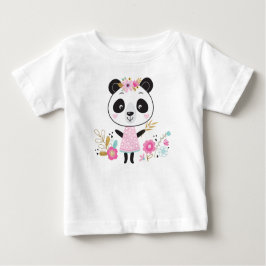 Rosa Panda Adsible Girly T-shirt