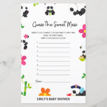 Rosa Panda Baby Shower-spel