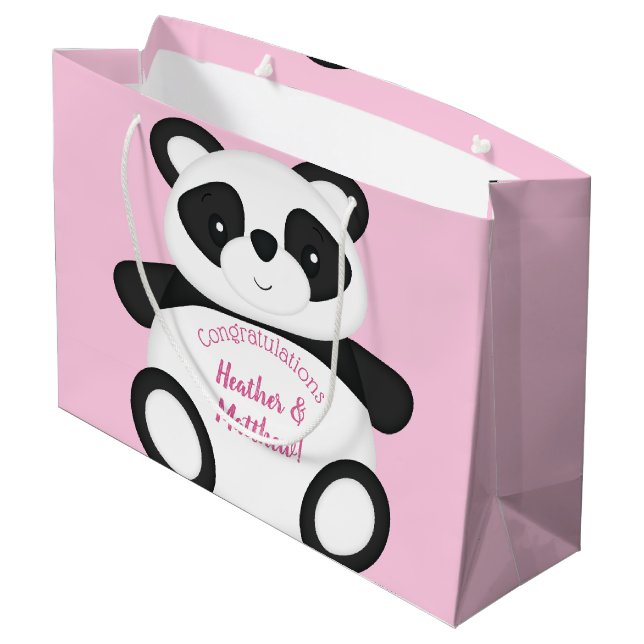 Rosa Panda Bear Baby Shower (Baksidan Vinklad)