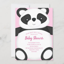 Rosa Panda Bear Baby Shower