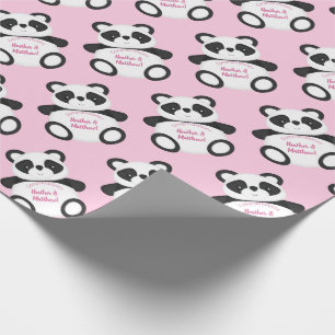 Rosa Panda Bear Baby Shower Presentpapper