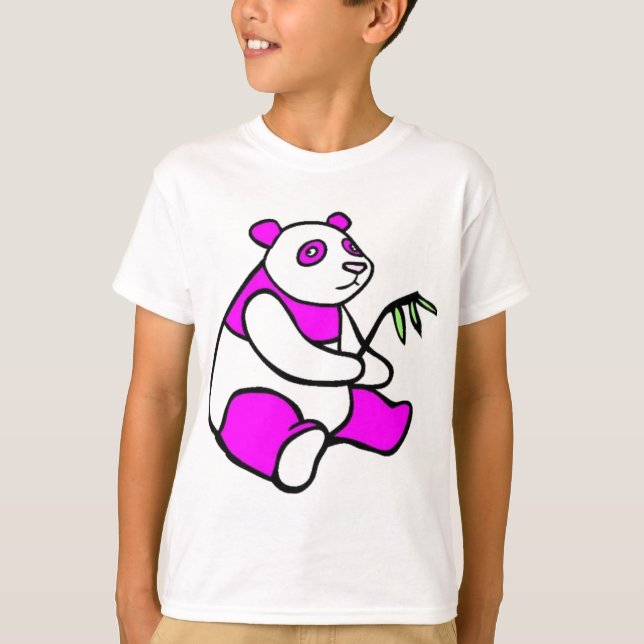 Rosa Panda Tee (Framsida)