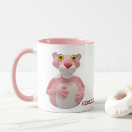 Rosa pantermugg - CelebriDucks Rubber ankamuggar Mugg